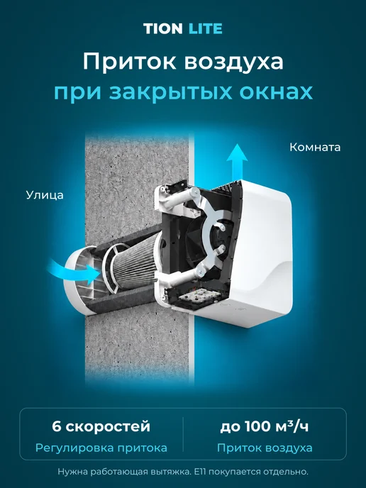 Tion Бризер Lite (Тион Лайт), белый, фото 2