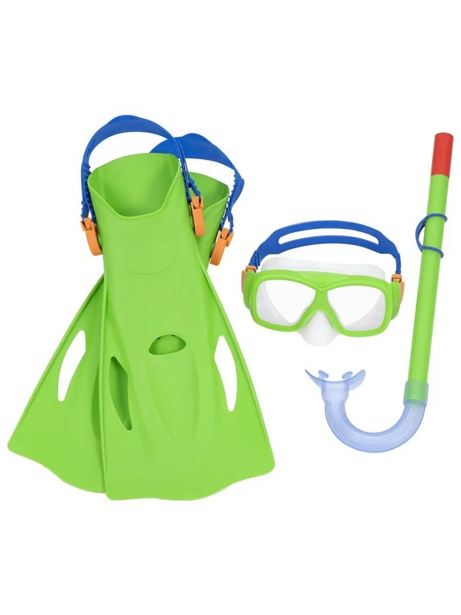 Набор для плавания SureSwim: маска, ласты, трубка, 7-14 лет,