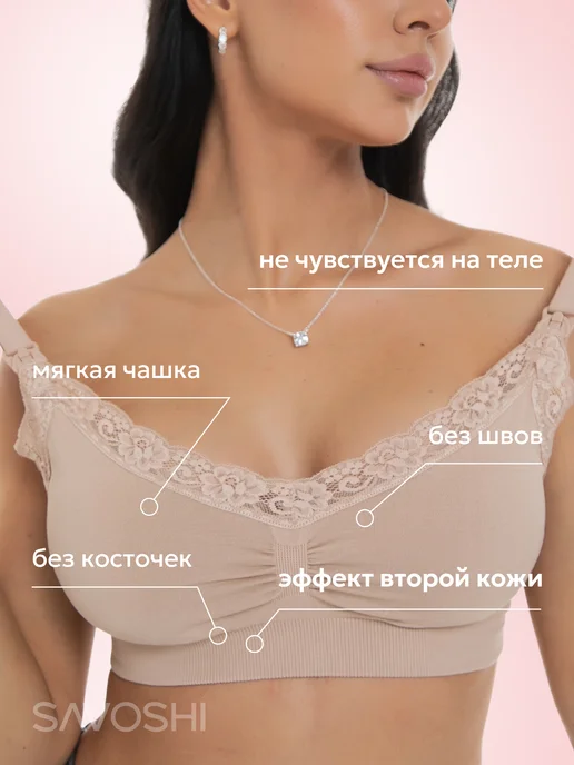 SAVOSHI Кружевной бюстгальтер для кормления грудью и беременных, вариант, фото 2