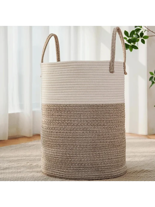 декоративная корзина для игрушек и одежды, зеленый, фото 2