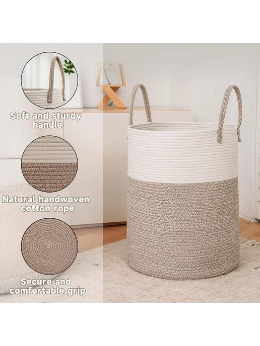 декоративная корзина для игрушек и одежды, зеленый, фото 7