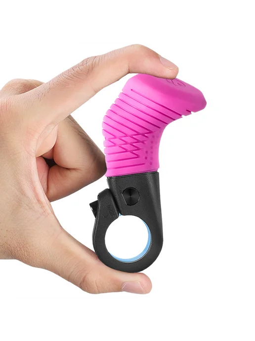 Ручки MTB эргономичные для thumb support (розовые), розовый, фото 2