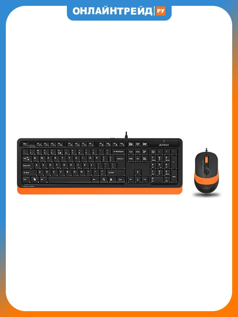 Комплект A4tech Fstyler F1010 Black/Orange