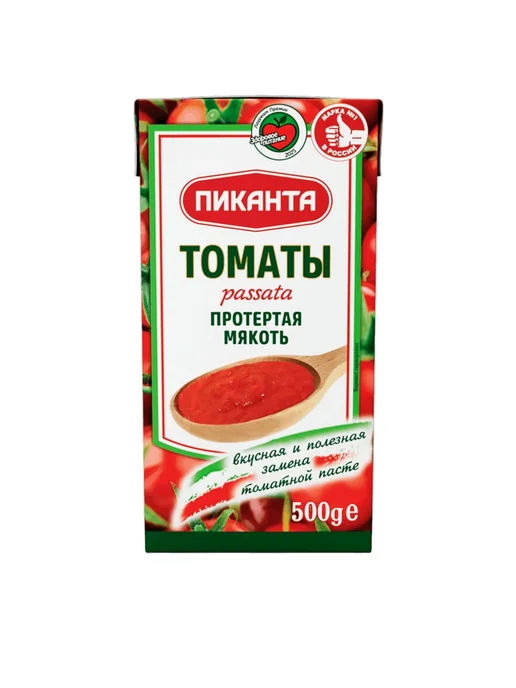 Мякоть томатов протертая 500 гр, 500 г