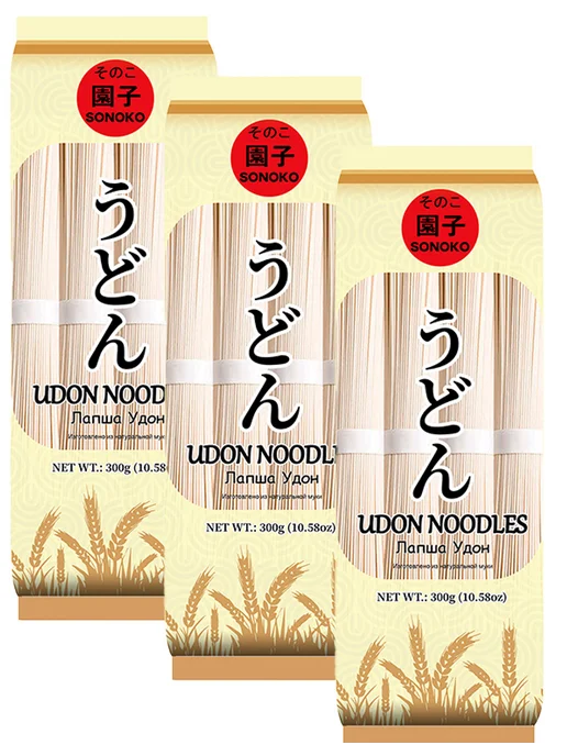 SONOKO Лапша Удон пшеничная для WOK, вариант, фото 3