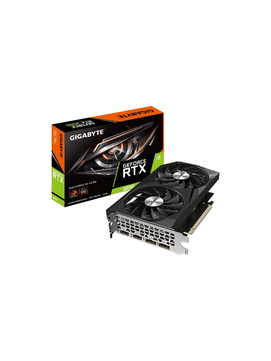 Gigabyte Видеокарта PCI-E 4.0 GV-N3050WF2OCV2-8GD
