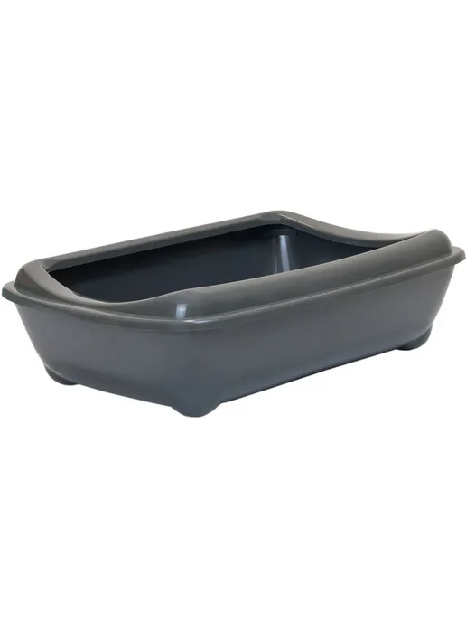 PetShop глубокий туалет для кошек,50×38×13 см, 43x30x12 см, фото 2
