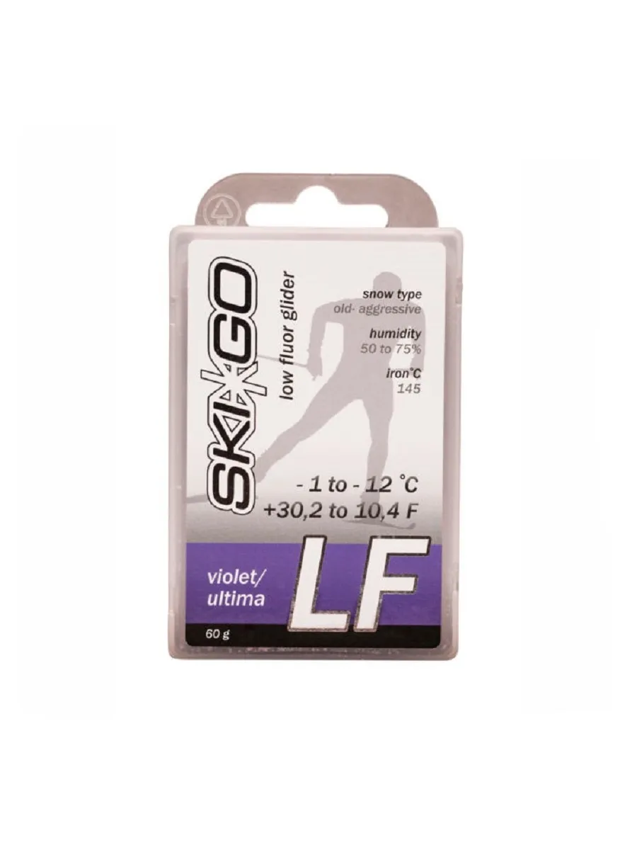 Парафин лыжный SkiGo LF Violet -1 -12