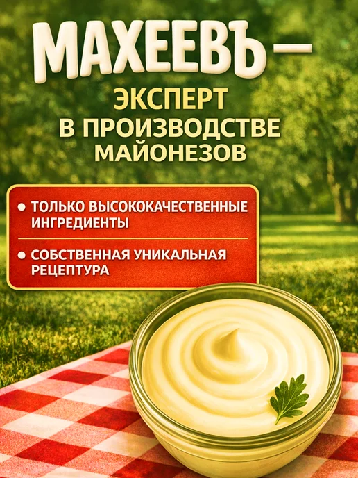 МахеевЪ Майонез Провансаль Horeca 67%, 2.8кг, 2,8 кг, фото 2