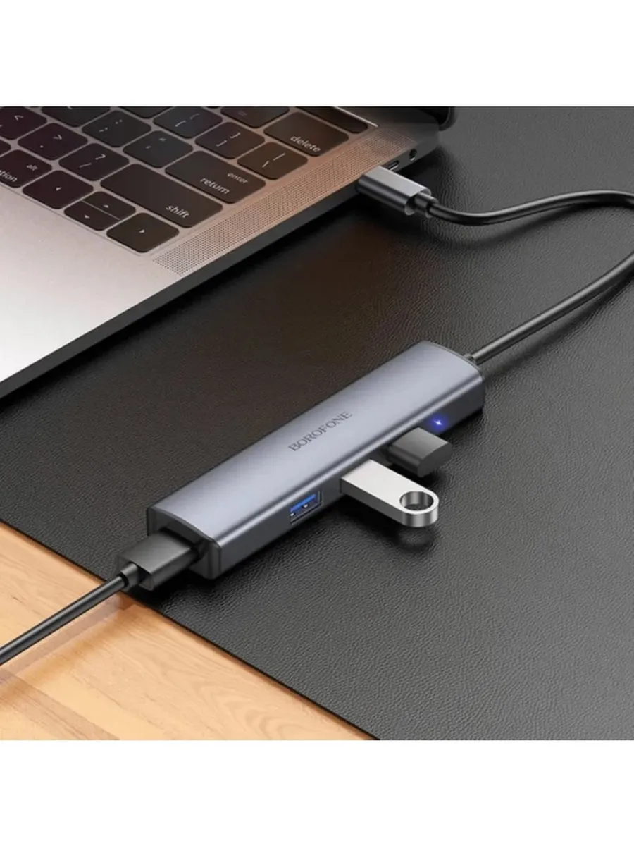 Компактный USB-C хаб для расширения входов
