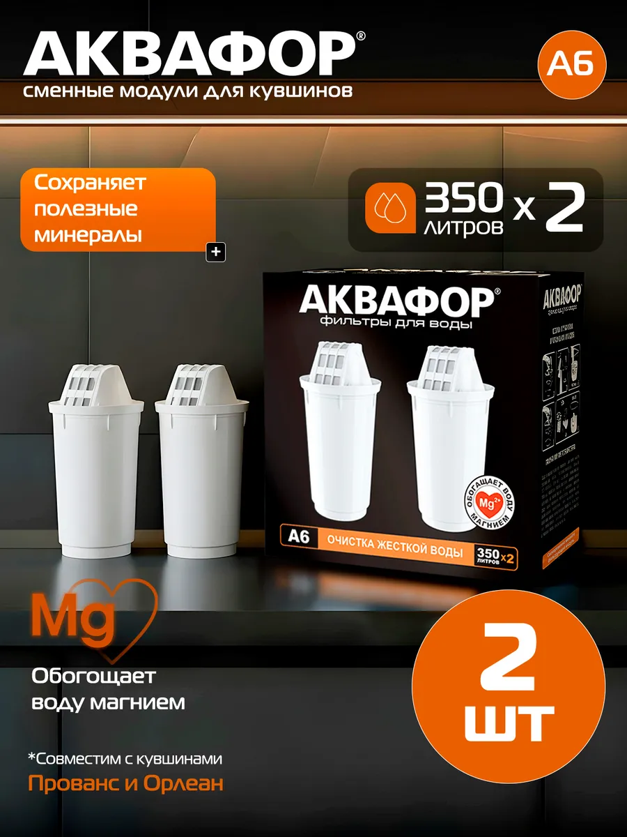 Комплект модулей сменных фильтрующих А6 (2 шт.)