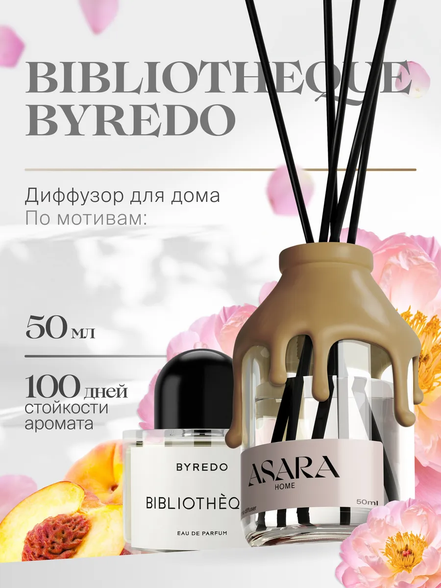 Диффузор для дома с палочками парфюмированный стойкий