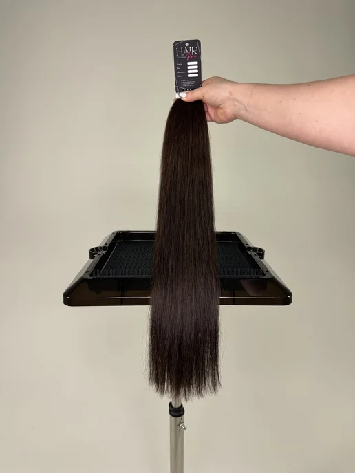 Hair_Pro Волосы для наращивания натуральные срез 50 см 100 гр, 100 г, фото 4
