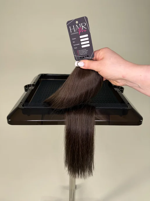 Hair_Pro Волосы для наращивания натуральные срез 50 см 100 гр, 100 г, фото 6