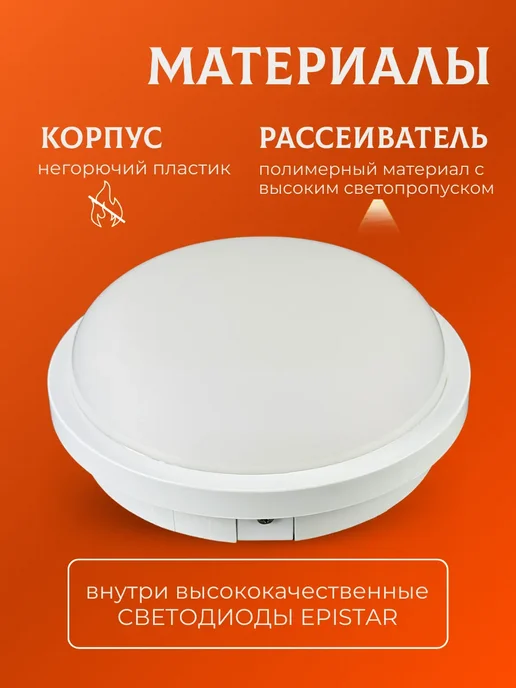 LEEK Светильник для бани в парилку светодиодный 10 Вт IP65, 10 Вт, фото 8