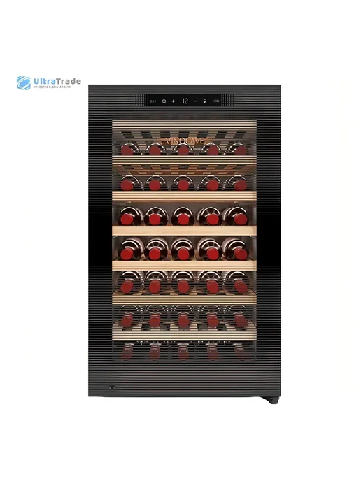Винный шкаф Vinocave Temperature 52 bottles CWC-120AJP, черный, в упаковке 40 кг