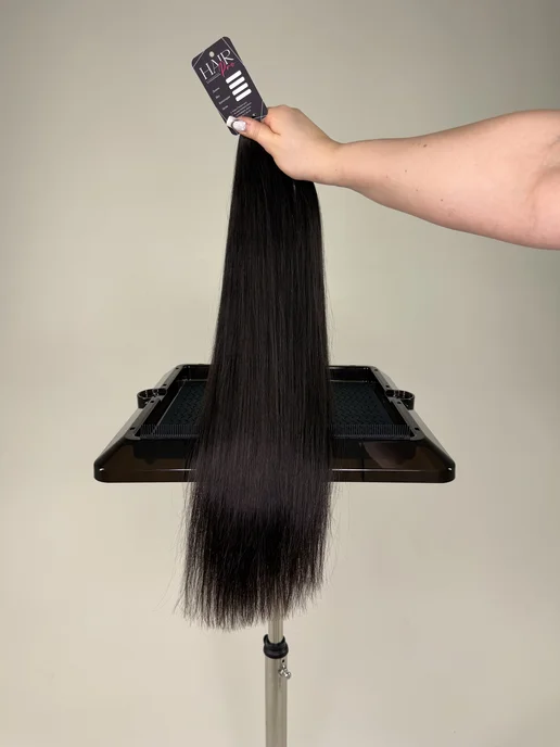 Hair_Pro Волосы для наращивания натуральные срез 60 см 100 гр, 100 г, фото 5