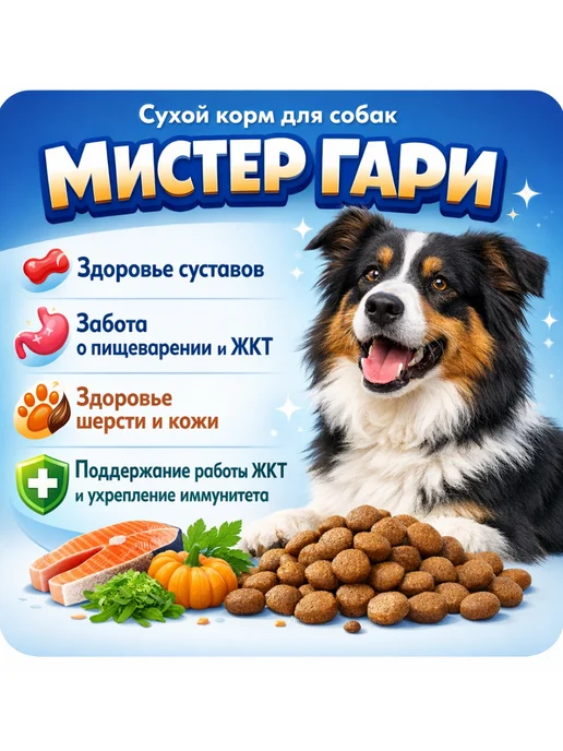 Сухой корм Мистер Гари для собак, мелкие, говядина, 1 кг, фото 2