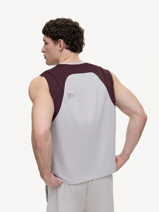 Bodycore Майка спортивная из быстросохнущей ткани, светло-серый, серый, фото 2