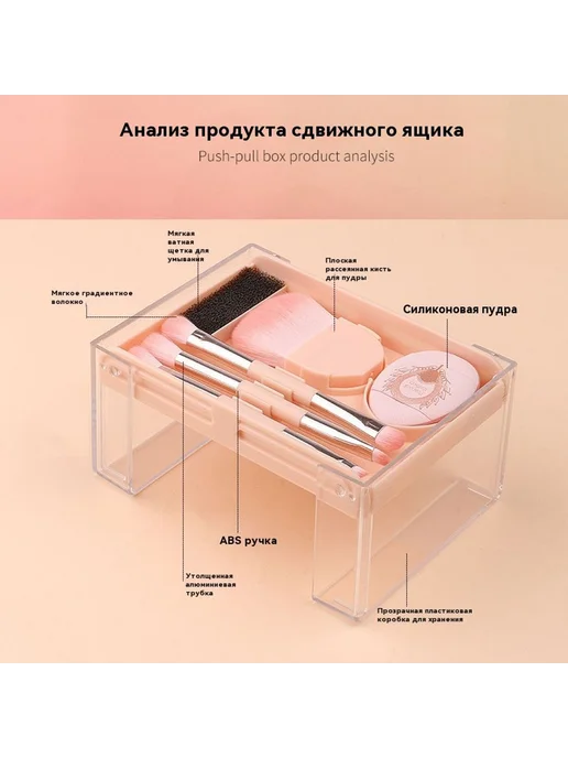 Кисть для макияжа Светлый тон кожи, черный, фото 5