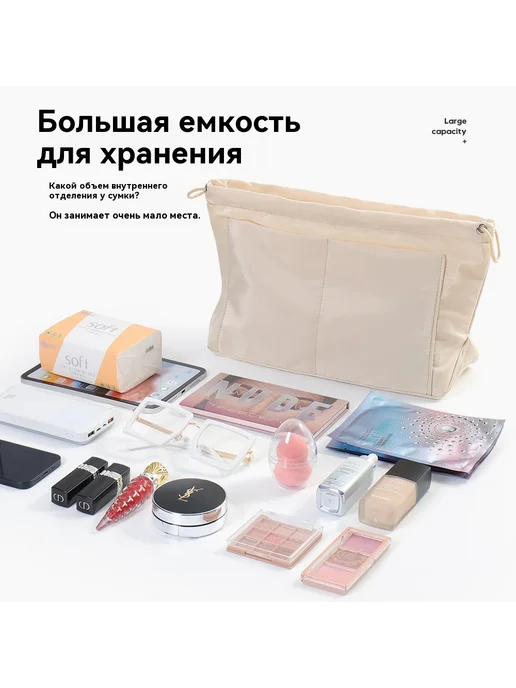 Портативная сумка Черный S, черный, фото 3