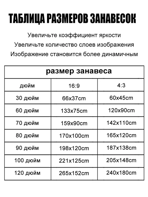 Экран для проектора серый настенный светоотражающий 60", серый, фото 8