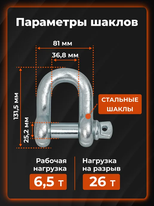 AIRLINE Трос VIP буксировочный усиленный (лента) 25 т, 6 м, 2, 6 м, фото 7