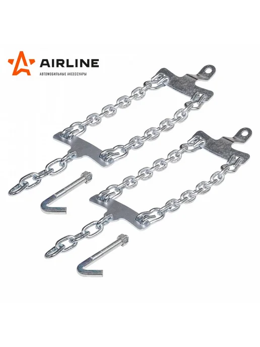 AIRLINE Цепи (браслеты) противоскольжения для Газель (колёса 185 75, 2 шт, фото 2