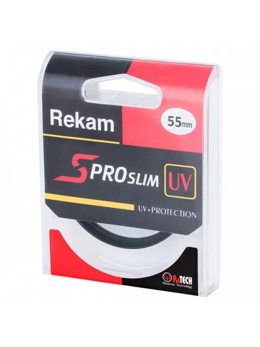 Защитный UV-фильтр Rekam 55 мм тонкий SMC2LC, вариант, фото 3