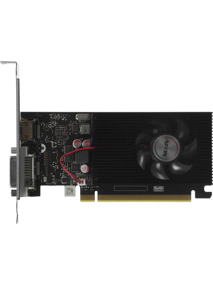 AFOX Видеокарта PCI-E 3.0 AF1030-4096D4L2 NV GT1030 4Gb 64bit DDR