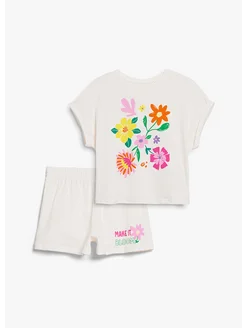 Пижама в комплекте с манжетами на рукавах