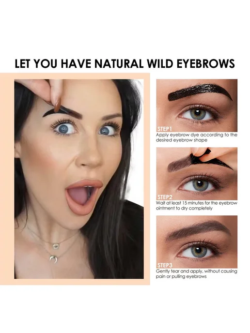 Гель Для Бровей Стойкий Водостойкий Легко Наносится, фиолетовый, фото 7