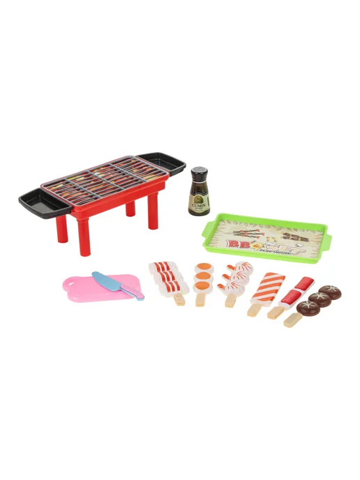ИгроМаркет Игровой набор Барбекю с продуктами, красный, фото 6