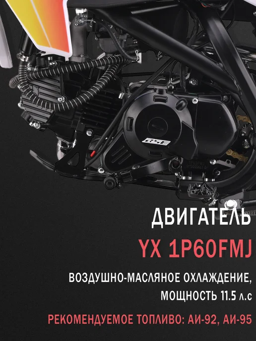 Питбайк BSE MXS 150 17 14 FJ Red, красный, фото 2
