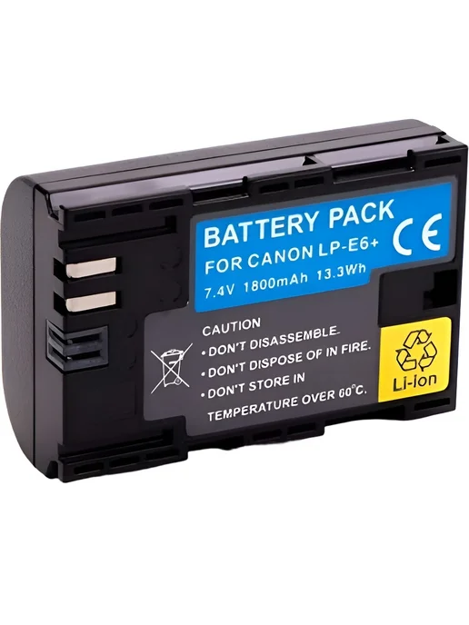 Zarrumi Аккумулятор LP-E6+ (1800mAh) для фотоаппаратов Canon, 1800 мАч, фото 4