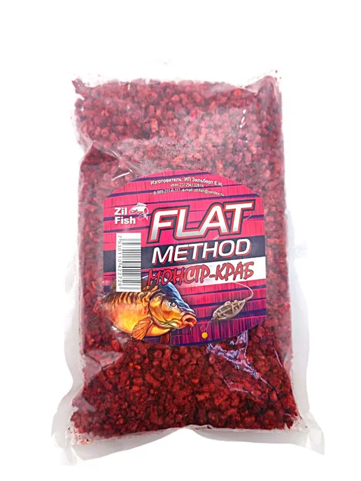 Family Joys Home Прикормка "Zil Fish" Flat Method "Монстр-краб" 500, вариант, фото 5