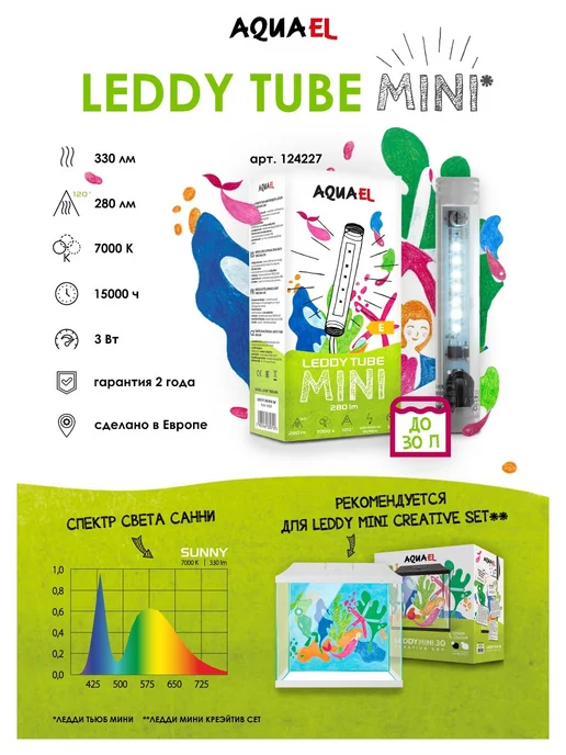 Светодиодный модуль LEDDY TUBE MINI Sunny 3W, 3 Вт, фото 4
