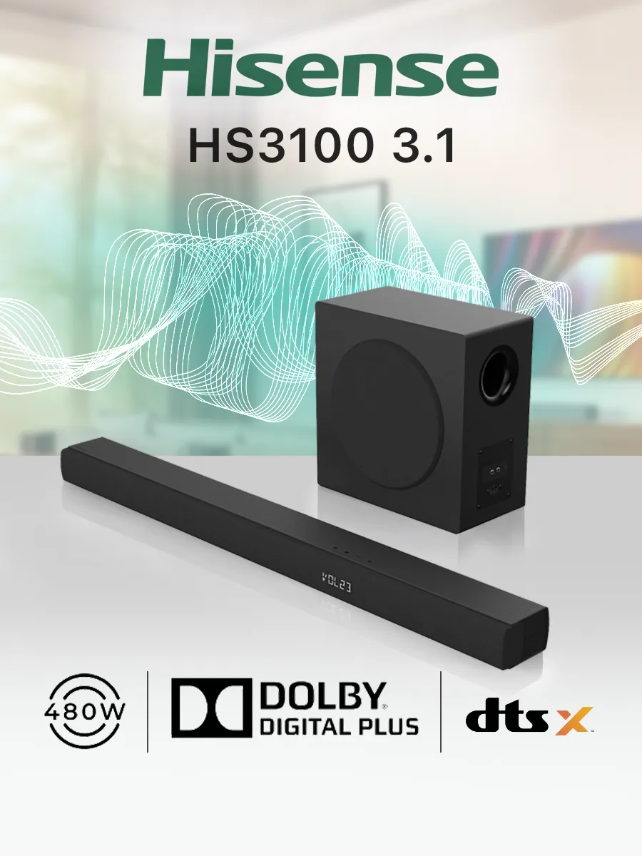 Саундбар HS3100 3.1 Black