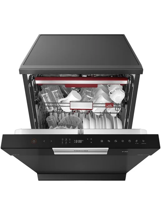 Toshiba Посудомоечная машина DW-14F6(B)-RU, черный, фото 8
