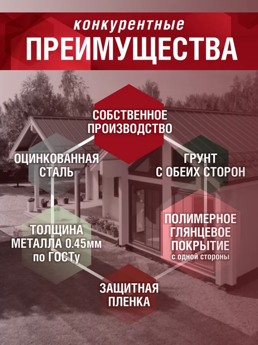 Grand Line Планка карнизная 100х60х1000мм 7 шт коричневый шоколад, 7 шт, темно-серый, фото 6