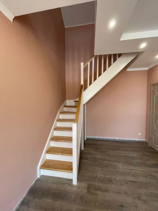 StairShop Лестница деревянная межэтажная проем 1340х1525 мм (правая), 1340x1525 мм, фото 6