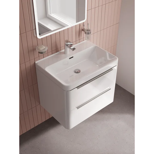 Фото товара на маркетплейсе wildberries Раковина на тумбу в ванную 70 см