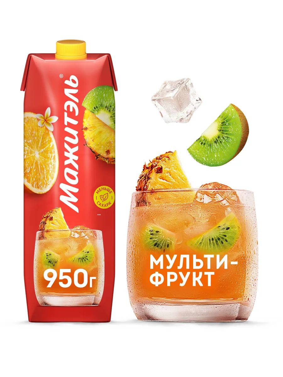 Коктейль молочный (сывороточный) со вкусом Мультифрукт 950г