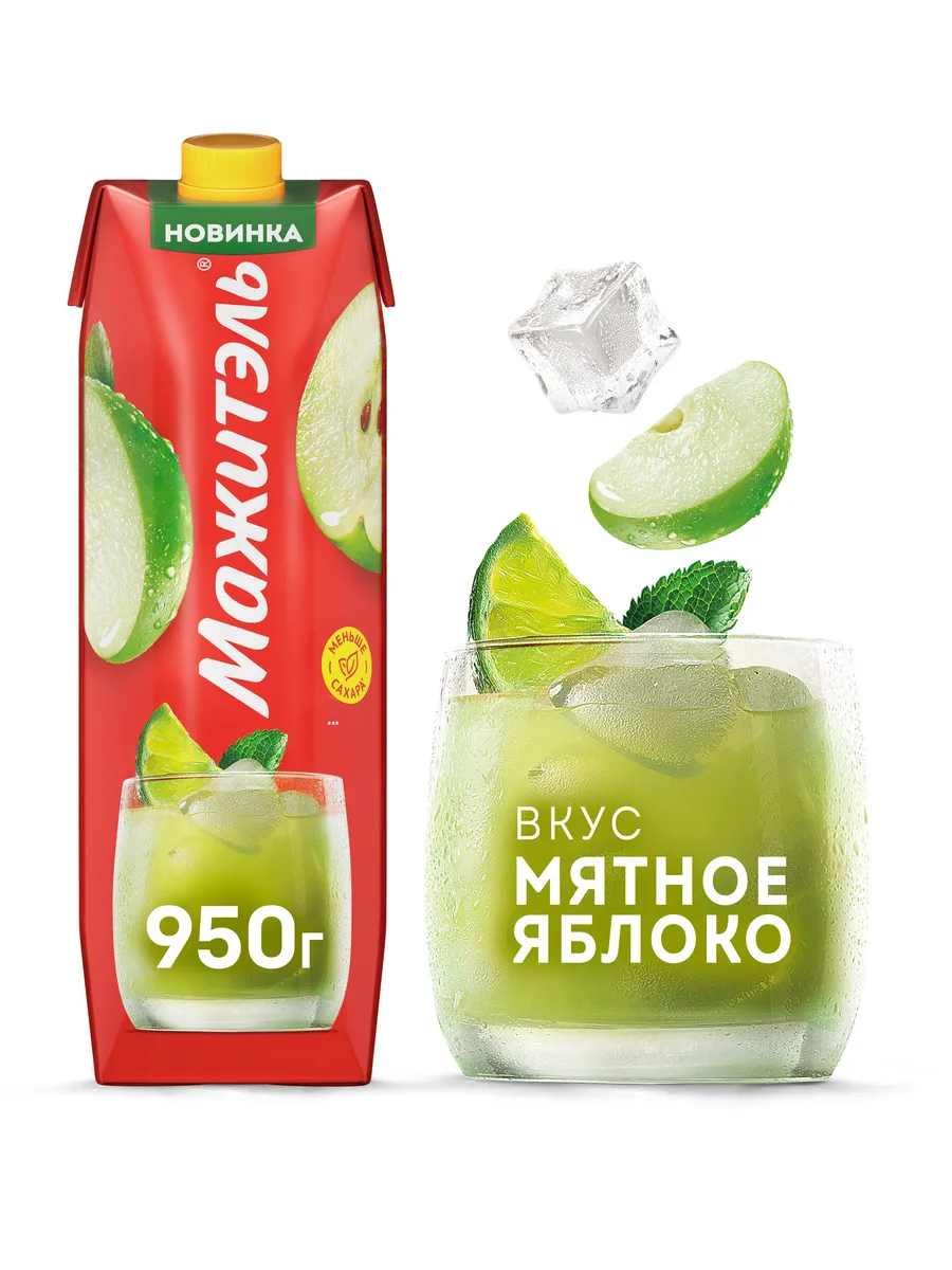 Коктейль молочный (сывороточный) вкус Яблоко Лайм Мята 950г