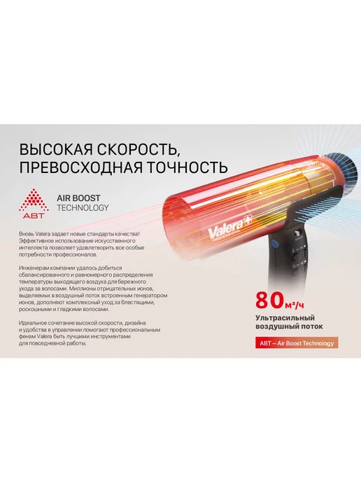 Valera Фен VanityCare AI 501.00 VA OB, синий, фото 8