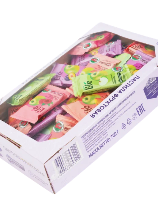 Пастила фруктовая ЛЕНТА LIFE Ассорти, 700г, 700 г, фото 3