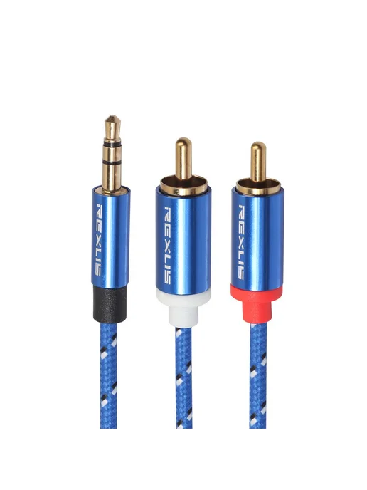 3шт 3.5мм муж. к 2 RCA муж. AUX кабель 3м, 3 шт, 3 м, фото 7