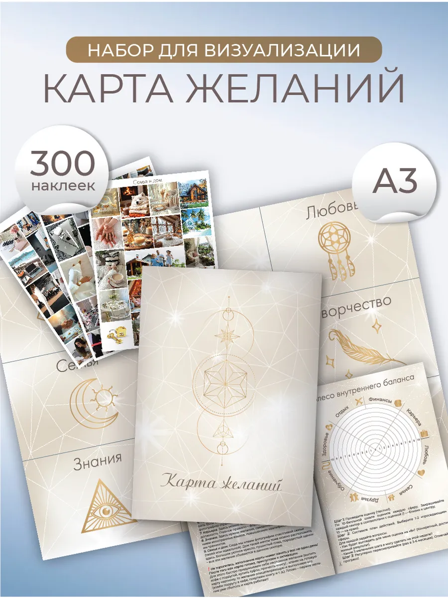 Карта Желаний 2026 набор в подарочной упаковке