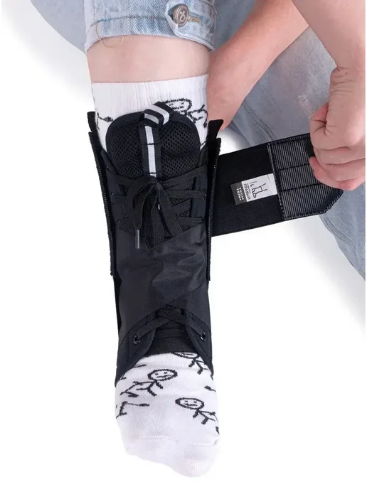 TechTeam Защита на голеностоп ARMOR Ankle Fix L, черный, фото 6