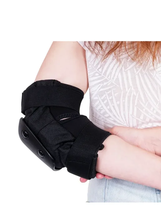 TechTeam Налокотники ARMOR first step Elbow black L, черный, фото 5